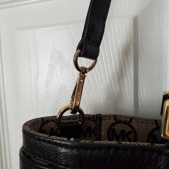 Michael Kors Monogrammed Canvas Handbag - Picture 13 of 16